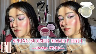 Amazon Makeup for the Transition Season under ₹500 | Affordable Spring Makeup Haul