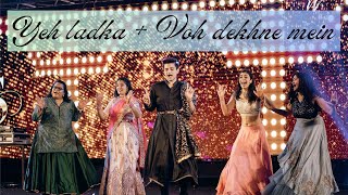 Yeh Ladka Hai Deewana + Vo Dekhne Mein | Sangeet Friends Dance | Goa Wedding Performance