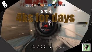 ► 4KILLS FOR DAYS! - RAINBOW SIX SIEGE