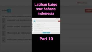 latihan soal kaigo ssw bahasa indonesia part 10