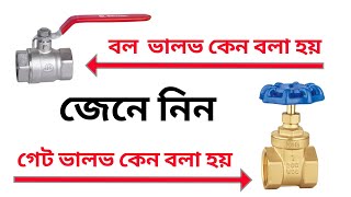 বল ভালভ কেন বলা হয় গেট ভালভ কেন বলা হয় জেনে নিন plumbing fittings plumbing fittings names