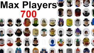 Breaking Roblox with 700 Player Servers