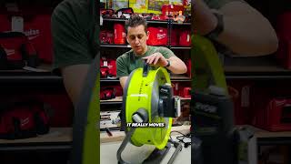 RYOBI 18V ONE+ Hybrid 18 in. Air Cannon Drum Fan #shorts #ryobi #ryobitools #powertools