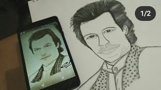 Sketch Of Imran Khan | How to make pencil sketch | realistic Drawing ✍️