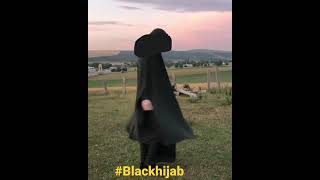 #muslimgirls. Jannatiy qizlar! Black hijab. Qora hijob , черный хиджаб 😍