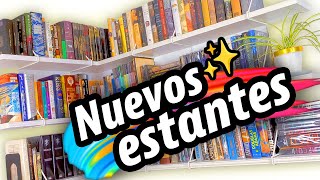 📖🏡 ¡TRANSFORMÉ LA BIBLIOTECA! Armando mis NUEVAS ESTANTERÍAS  | 🌟 BOOKSHELF TOUR | Mi espacio lector