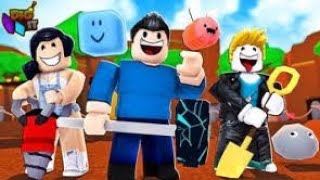 Playing Digging Game on Roblox