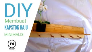 MEMBUAT KAPSTOK GANTUNGAN BAJU DARI KAYU BEKAS PALET JATI BELANDA | DIY MAKE YOUR OWN HANGER