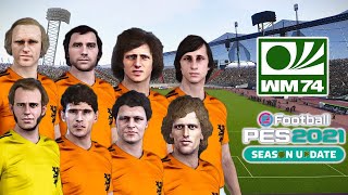 PES 2021 - Netherlands 1974 World Cup squad