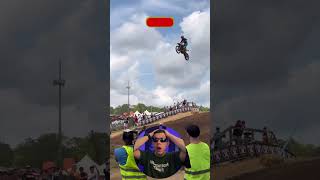 Omg!🤯crazy motocross jump!Dirtbike crazy! #dirtbike #motocross