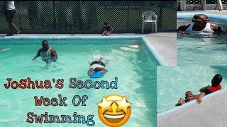 Joshua's Second Week Of Swimming/Chicken Update.