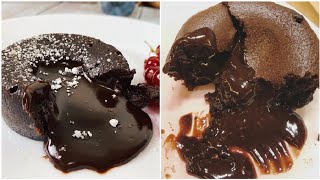 ASMR | Milka Chocolate Lava Cake ASMR | Satisfying Video