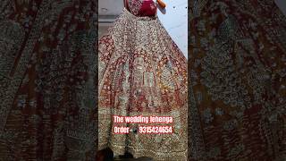 Rust colour wedding lehenga #shorts #lehengacholi #youtubeshorts #lehenga #fashion