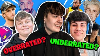 NRG Fortnite Underrated or Overrated Challenge (ft. Logan Paul, Jake Paul, & Bryce Hall)