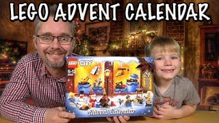 The Lego City 2018 Advent Calendar Unboxing