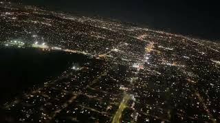 Landing in Los Angeles International Airport in October 2022