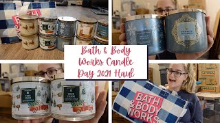 BATH & BODY WORKS 2021 CANDLE DAY HAUL | My favorite fall/winter scents!