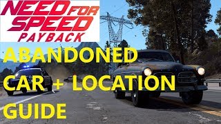 Need for Speed Payback Abandoned Car Location Gameplay - Volvo Amazon P130 NFS PAYBACK