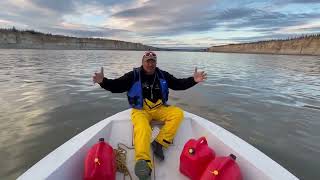 Boating the Mackenzie River to the Arctic Ocean with North Star Adventures, at the famous Ramparts