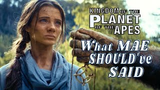 What Should Mae Have Said To Noa? | Final Scene Breakdown |  Kingdom of the Planet of the Apes 2024