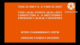 A custom Emergency Alert System test: Verizon FiOS, CBS in Low Voice