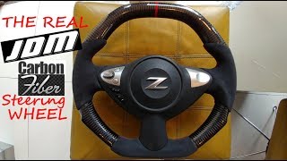 Nissan 370z, Maxima and Juke Carbon Fiber Steering Wheel JDM