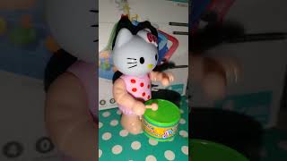 hello kitty drumming 🥁🥁🥁 again #shorts #viral #trending #youtubeshorts