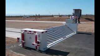 Delta Scientific: MP5000 16FT Portable Barrier Crash Test