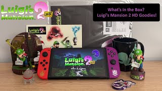 What's in the box? Luigi's Mansion 2 HD Goodies from Nintendo UK Unboxing