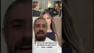 Viúva de Vinicius Gritzbach dá entrevista para Roberto Cabrini. #viúva #cabrini #fama #viraliza