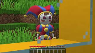 Crazy JJ and Mikey PRANKED POMNI Digital Circus in Minecraft Challenge - Maizen