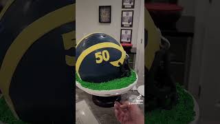 #goblue Michigan wolverines cake #michiganfootball #cake #cakedecorating