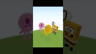 SpongeBob, Jellyfish, Pou Statue Timelapse Build | Bou's revenge animation