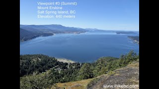 Mount Erskine Viewpoint #3 - summit (Salt Spring Island, BC) - ihikebc.com