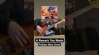 A Remark You Made Fretless Bass Cover bass bassguitar bassist jaco pastorius 베이스 베이스기타 89