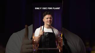 flair tricks ONLY 1 SEC FOR FLAIR? #flairbartending #bartender #bartricks