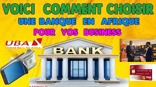 quelle  banque  pour  un entrepreneur   africain