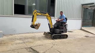 mini excavator new model factory test 1.2t