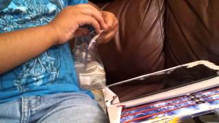 Nathan opens WWE Rumblers John Morrison playset