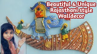 DIY Rajasthani style Unique Walldecor/ Home decoration ideas/ Walldecor craftideas/ wall hanging DIY