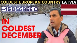 Going to COLDEST European COUNTRY in COLDEST December | LATVIA