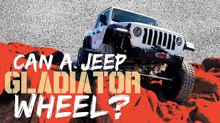 Can a Jeep Gladiator Wheel?  This Jeep JT is going to be put through an off-road test.