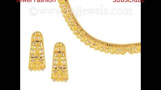 Gold Necklace Designs Pictures Pure 22 Carat Light Weight Gold Necklace Designs