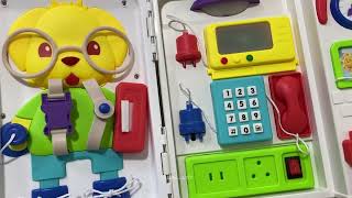 [🍀Toy asmr] Big Fidget Board busy board sounds / 피젯보드 비지보드 no talking no music🙈 satisfying unboxing