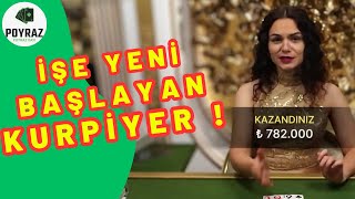 Yeni İşe Başlayan Kurpiyere İşi Öğrettim l Blackjack Rekor Kazançlar Serisi #blackjack #casino