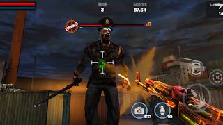 Dead Target Game Play.  Zombie Boss Police Man Kill Video