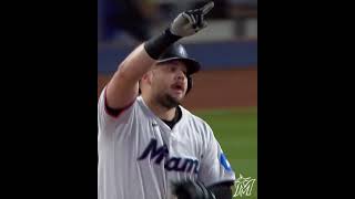 Jake BURGER Hr.#27 Season 2024 Marlins Ave.243 AB 494 #mlb #sbvzla #baseball #miami