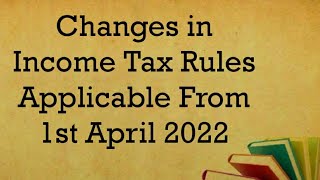 New Income Tax Rules Changes From 1st April 2022, TDS on CRYPTOCURRENCY, Tax on CRYPTOCURRENCY