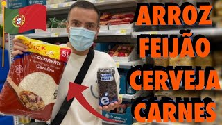 🇵🇹PREÇO DO MERCADO EM PORTUGAL (CARNE, FEIJÃO, ARROZ E MAIS!!)