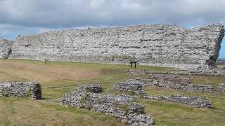 Richborough ,Portus Rutupiae Roman fort Kent, 'the glory that was Rome', August 2023